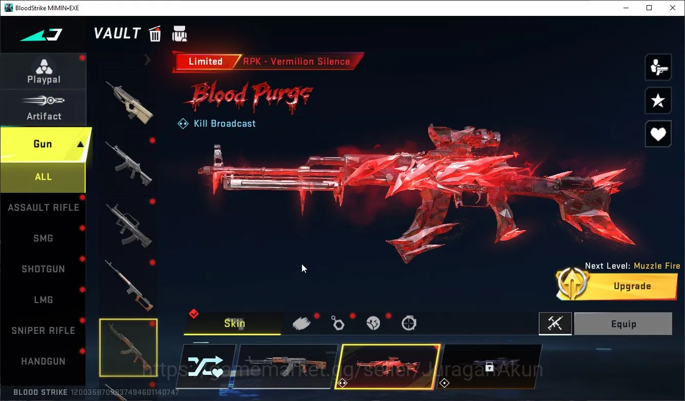 Blood Strike Accounts Asia|1 ETERNAL(Spear-Relic)|3 ULTRA(Ethan,DeAgle,S image 4