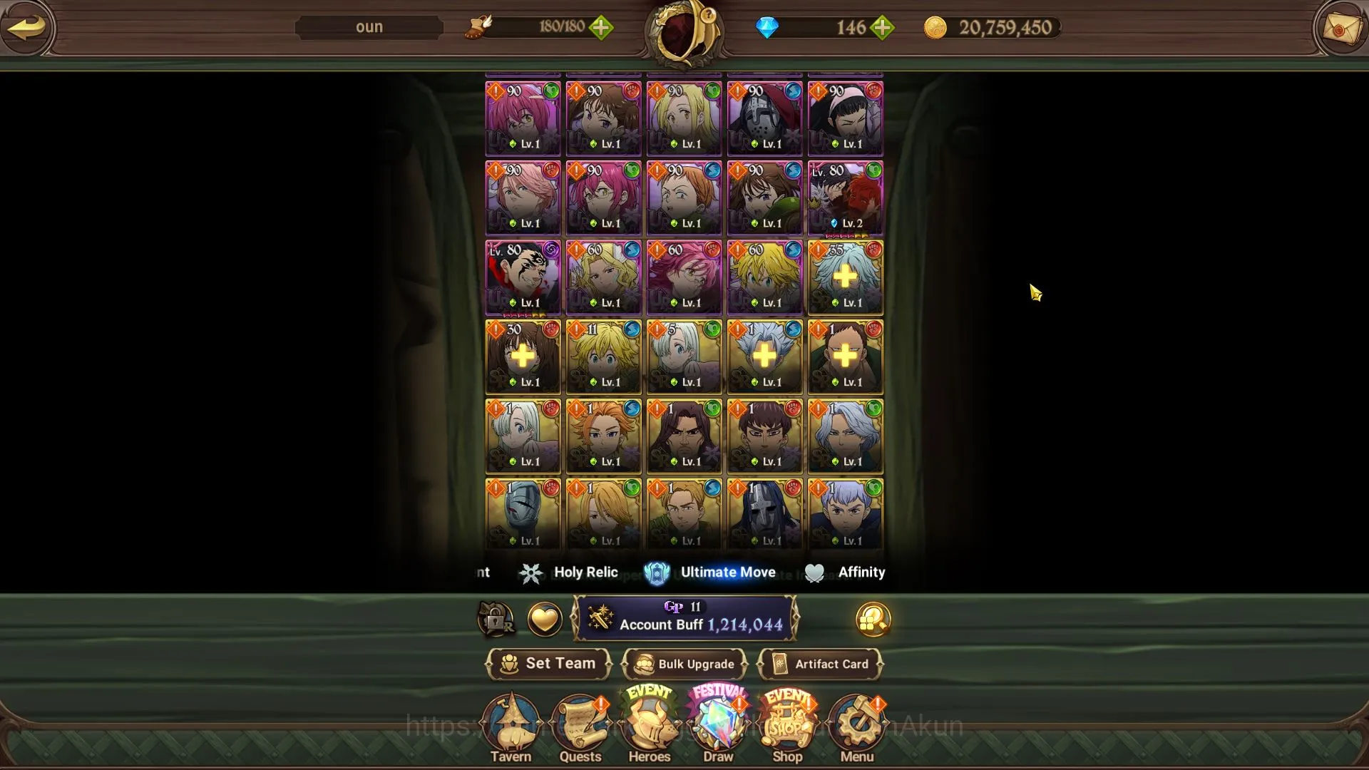 Global|Starter|1,2M CC|146 Gems|CH 4|5 UR|Merlin&Escanor 2/6,Oppressor DK,Gowther,Thor,DK Meliodas|Code Only|(SDS3152) The Seven Deadly Sins: Grand Cross Accounts Midgame Global|Starter|1,2M CC|146 Gems|CH 4|5 UR|Merlin&Escanor 2/6,Oppressor