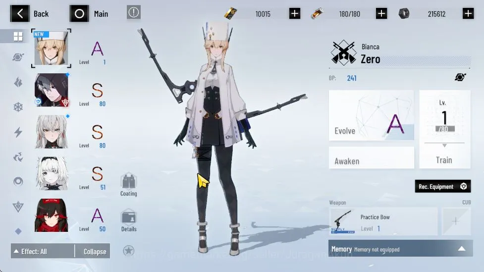 Punishing: Gray Raven Accounts EU | 10K BC + 3K GoldenCard + 6K BlueCard | LuciaC image 3