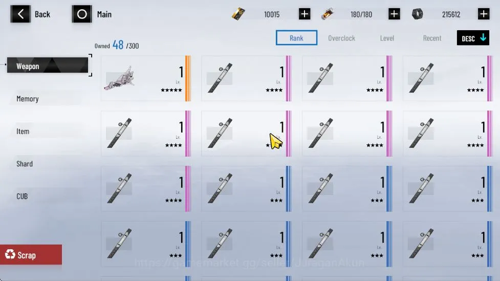 Punishing: Gray Raven Accounts EU | 10K BC + 3K GoldenCard + 6K BlueCard | LuciaC image 4