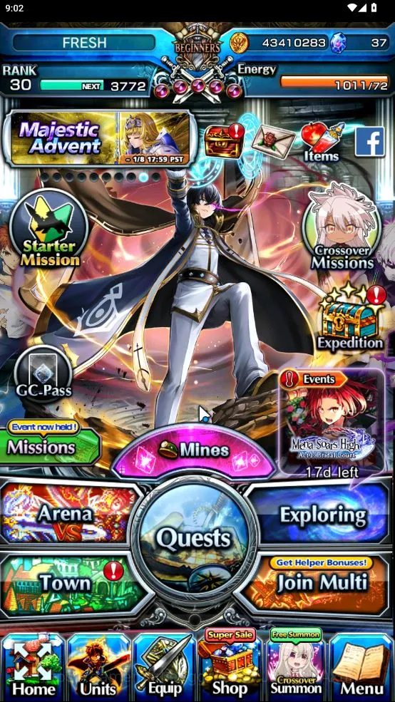 Grand Summoners Mid-Game Global|Rank 30|Starter|19 Ascend [EShirouTW,MomoTW image 1