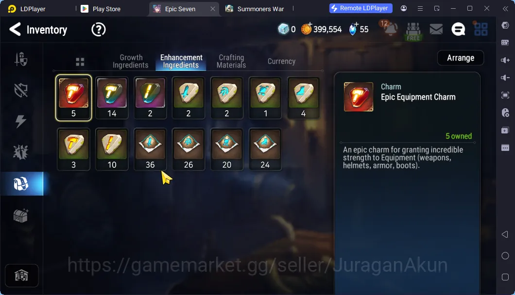Epic Seven Accounts Starter GLOBAL Unverif Fresh Starter 2 ML(Harsetti, Judge Kise)|ML Blessing ON + POH Low|Stove|Check 4