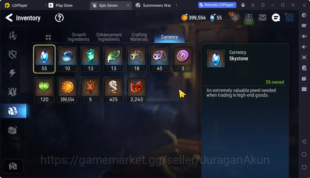 Epic Seven Accounts Starter GLOBAL Unverif Fresh Starter 2 ML(Harsetti, Judge Kise)|ML Blessing ON + POH Low|Stove|Check 5