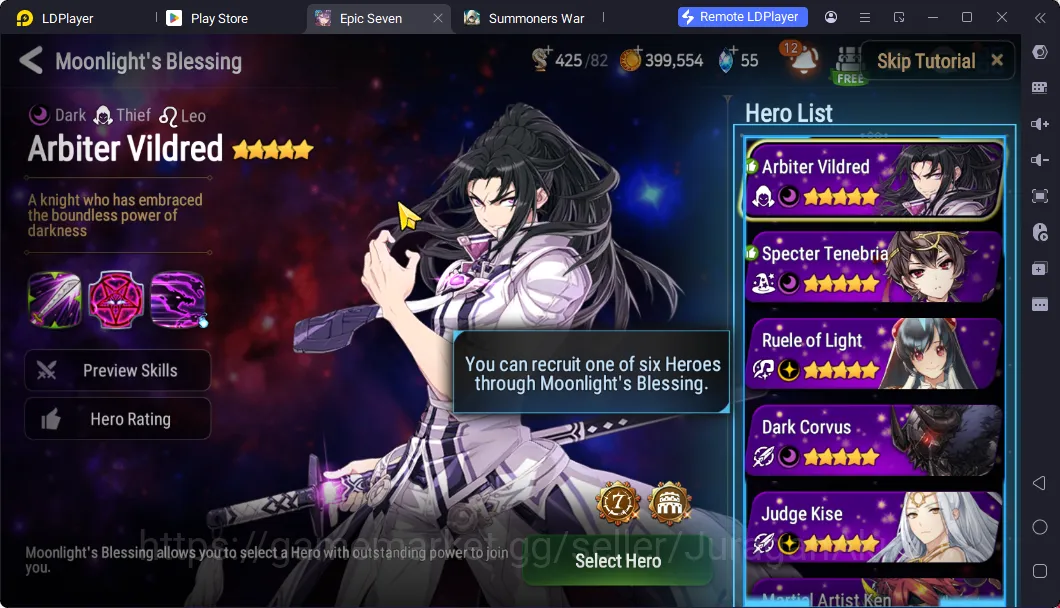 Epic Seven Accounts Starter GLOBAL Unverif Fresh Starter 2 ML(Harsetti, Judge Kise)|ML Blessing ON + POH Low|Stove|Check 6