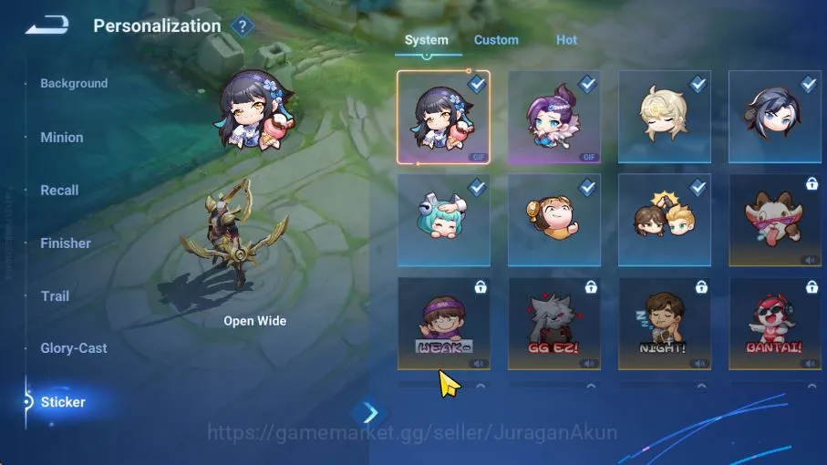 Honor of Kings Accounts Hero 46 Skin 17|Legend(Consort Yu,Wukong),LOM(Shi, image 3