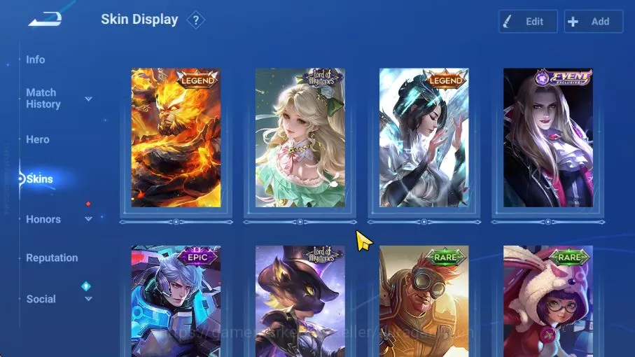 Honor of Kings Accounts Hero 46 Skin 17|Legend(Consort Yu,Wukong),LOM(Shi, image 5