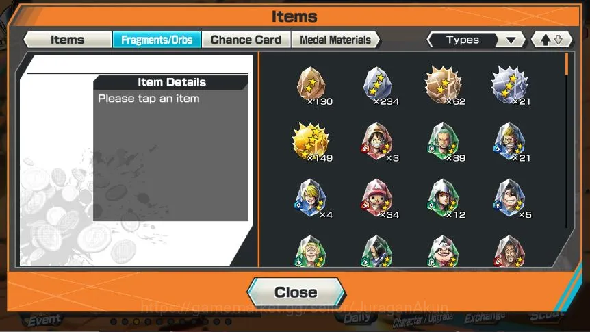One Piece Bounty Rush Accounts Mid-Tier Global|4 META EX[Borsalino,Zephyr,Kaido,Roger]Rank 10|Log Bandai|Check SS(OPBR968) 5