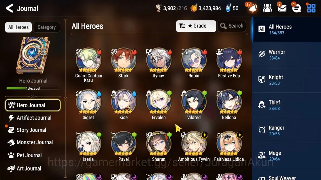 Epic Seven Accounts Starter Global Unverif|Best Starter|7 ML(Ayufine,US Choux,Har setti,etc)Limited Festive 4