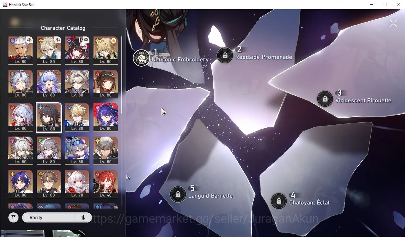Honkai Star Rail Accounts Mid Game ASIA|TL70|14 Limited 9
