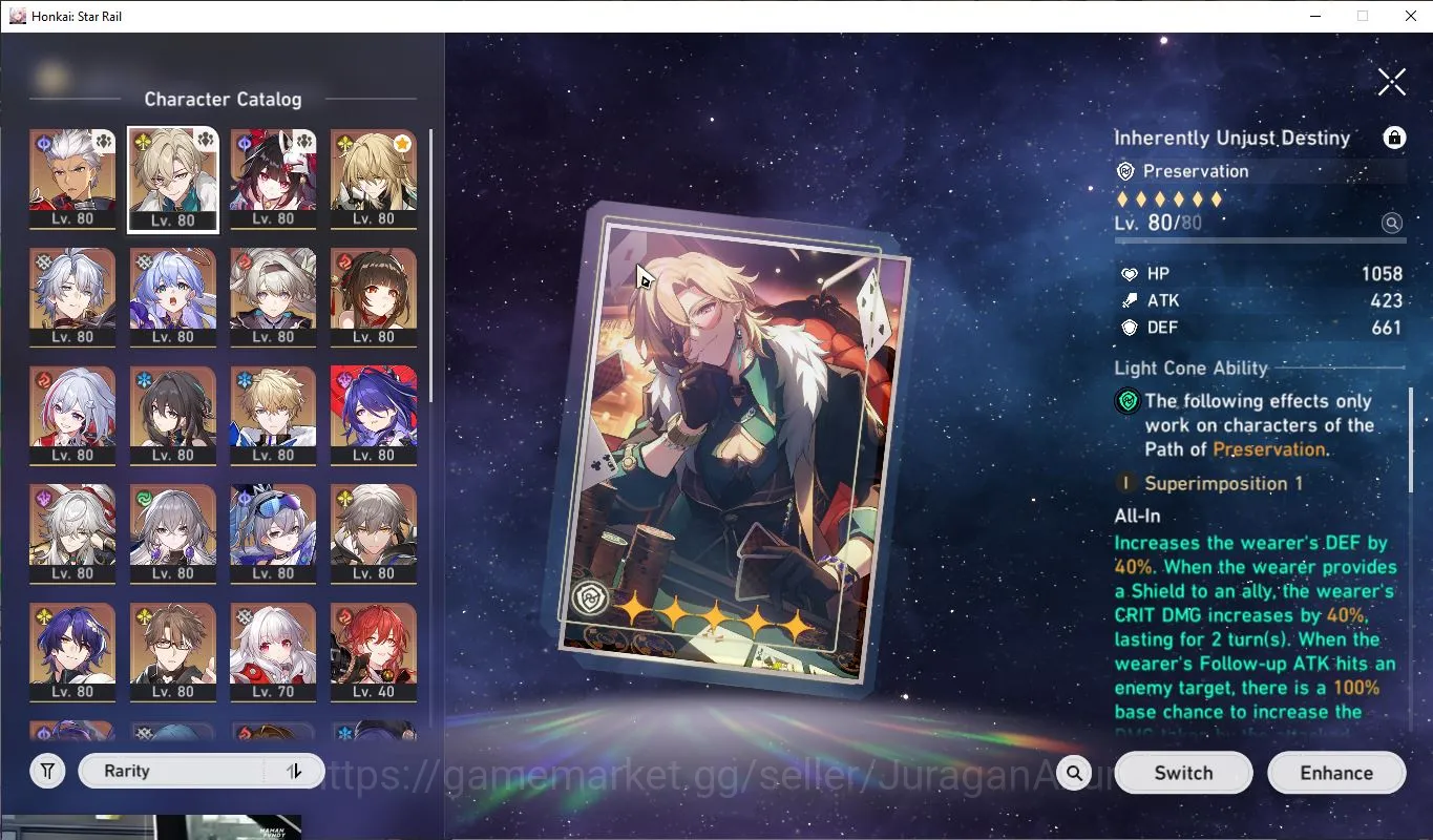 Honkai Star Rail Accounts Mid Game ASIA|TL70|14 Limited 5