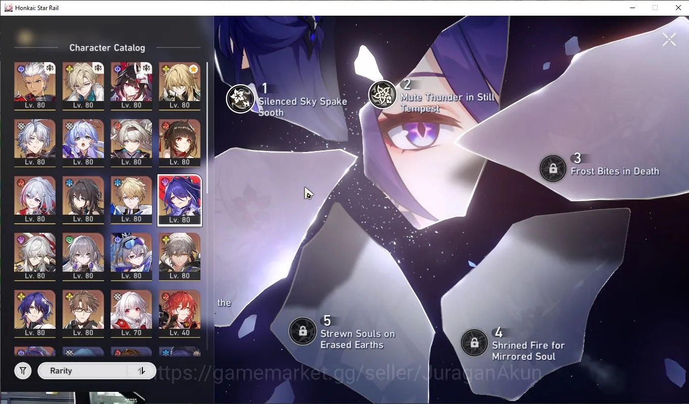 Honkai Star Rail Accounts Mid Game ASIA|TL70|14 Limited 7