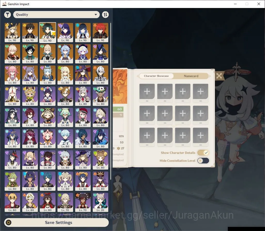 Genshin Impact Mid Game ASIA| AR 60| 12 Limited+8 [5 Star Weapon]|(Arlecc, image 1