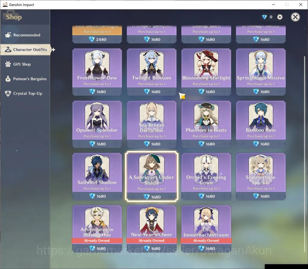 Genshin Impact Accounts Mid Game ASIA| AR 60| 12 Limited+8 [5 Star Weapon]|(Arlecc,Raiden,Navia,Clorinde)+Sign,Yae Miko 5