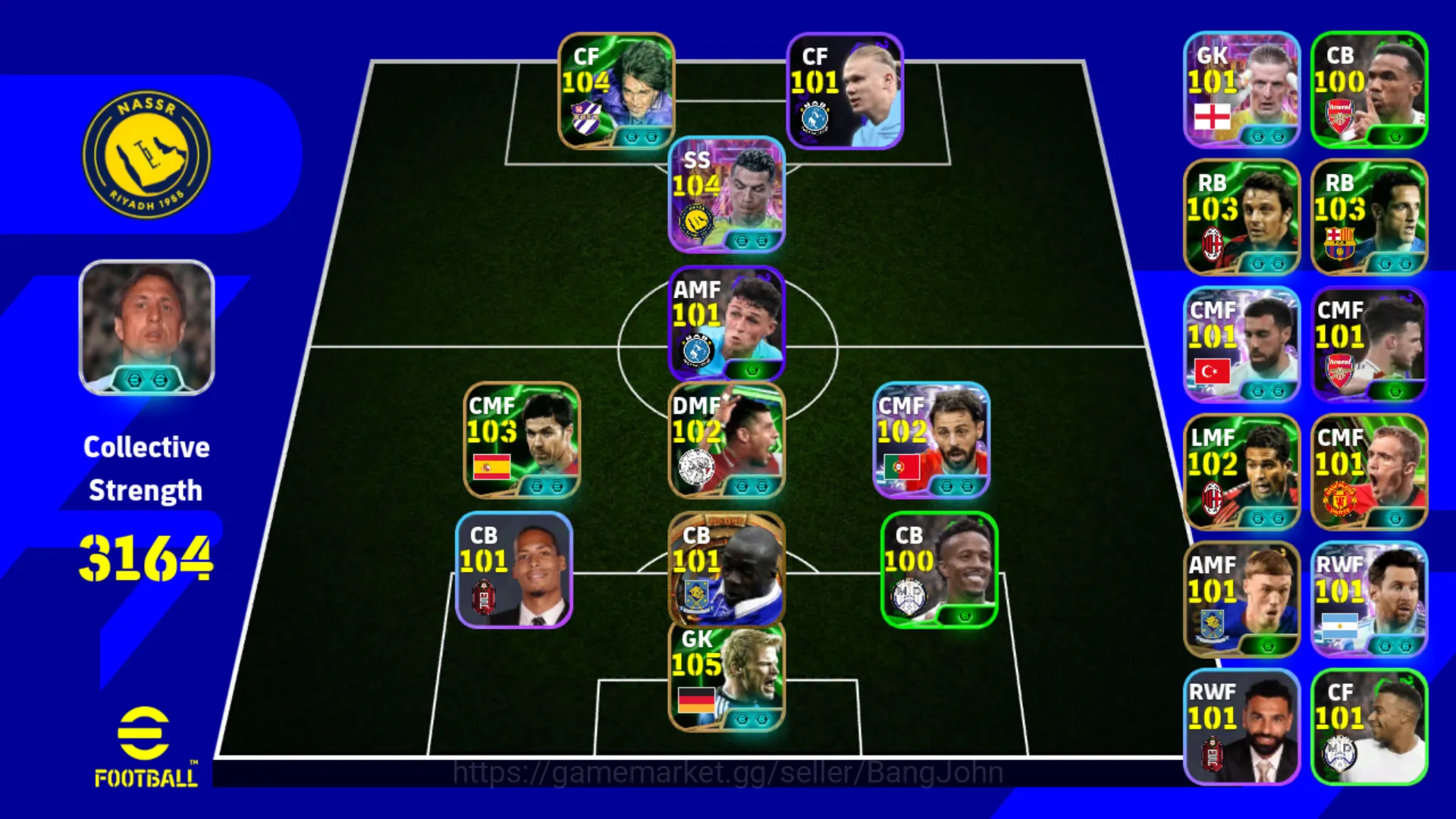 Power 3164 | C.Ronaldo | Xabi Alonso | Oliver Khan | EFB086B eFootball Others Power 3164 | C.Ronaldo | Xabi Alonso | Oliver Khan image 1
