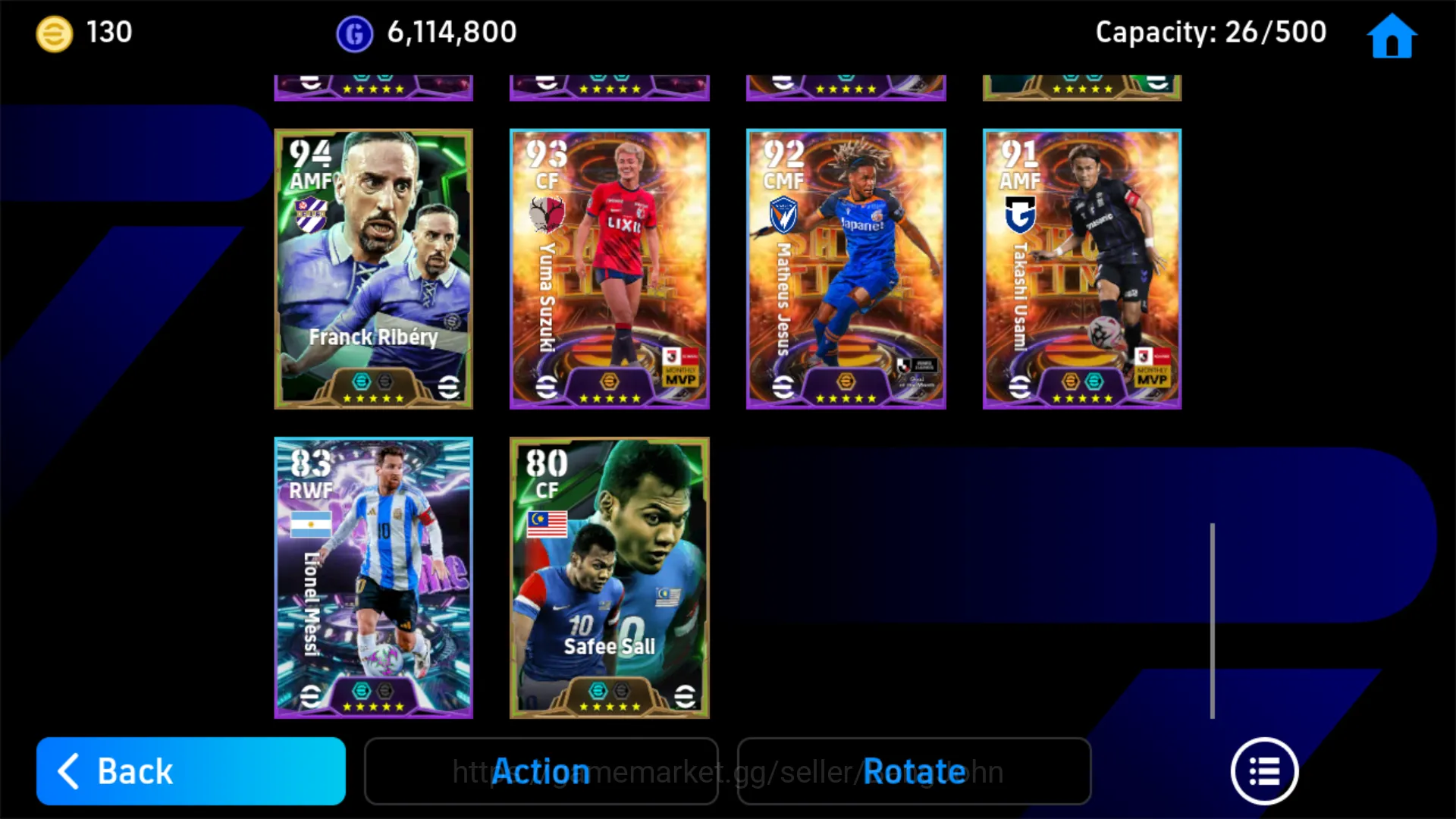 eFootball Accounts Others Power 3158 | Zico Epic DB | Oddo Epic DB | Raphinha Show  Time | Ji-Sung Epic DB| EFB294B 5