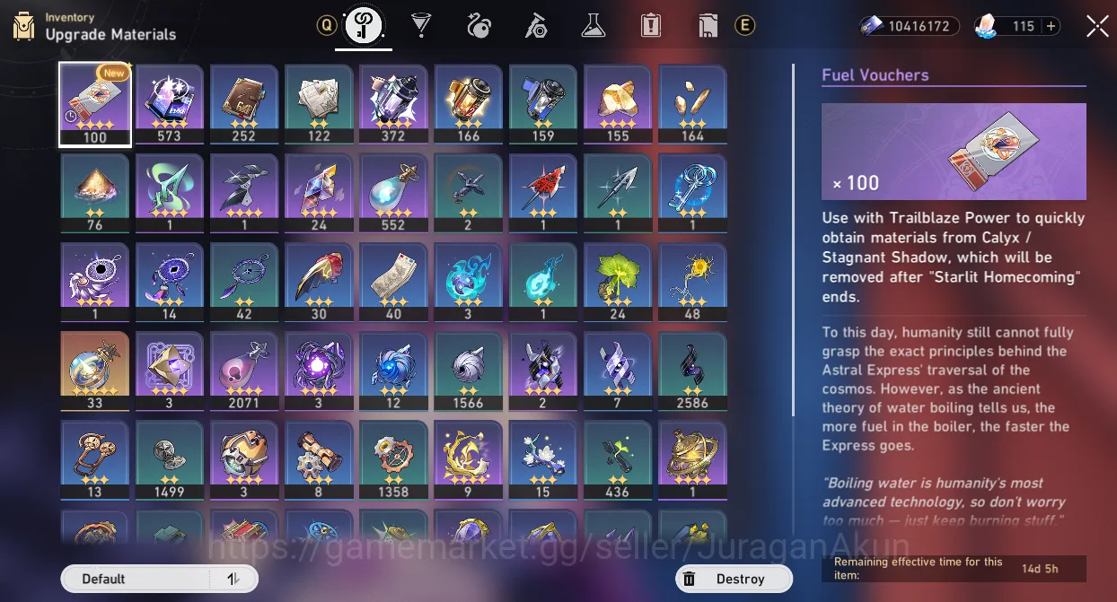 Honkai Star Rail Accounts ASIA|TL 60|Free GI|10 Limited (Castorice, Acheron, image 6