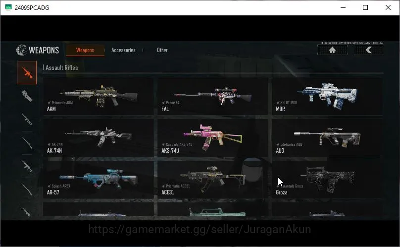 Arena Breakout Accounts Mid-Tier [MOBILE] Lv30|SV 40M|CV 35M|Shovel Machete|Legend Lr AR2 Koi,Crimson Vss,Peace FAL,Etc|CN 4
