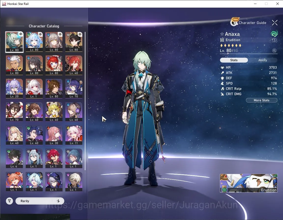 Honkai Star Rail Accounts Asia|TL 65|6 limited|[Cerydra,Dan HengPT,Archer]+S image 2