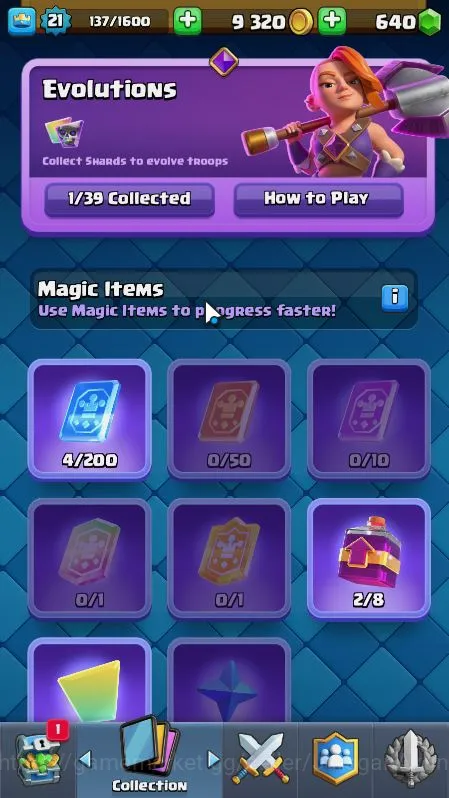 Clash Royale Accounts Lvl 21|Trophy 3456|KTL 8|Best Starter|Card 59|1 EV image 3