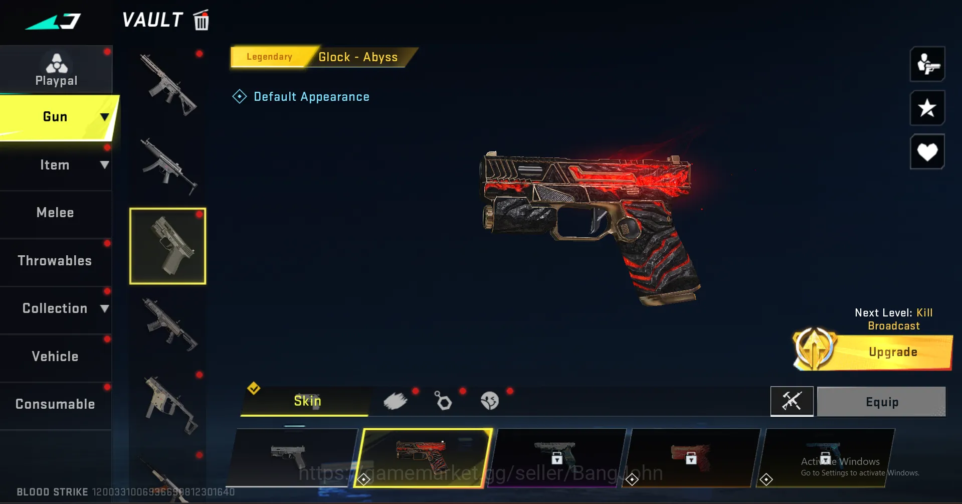 Blood Strike Accounts Others BS080B		 ETERNAL KALA 4