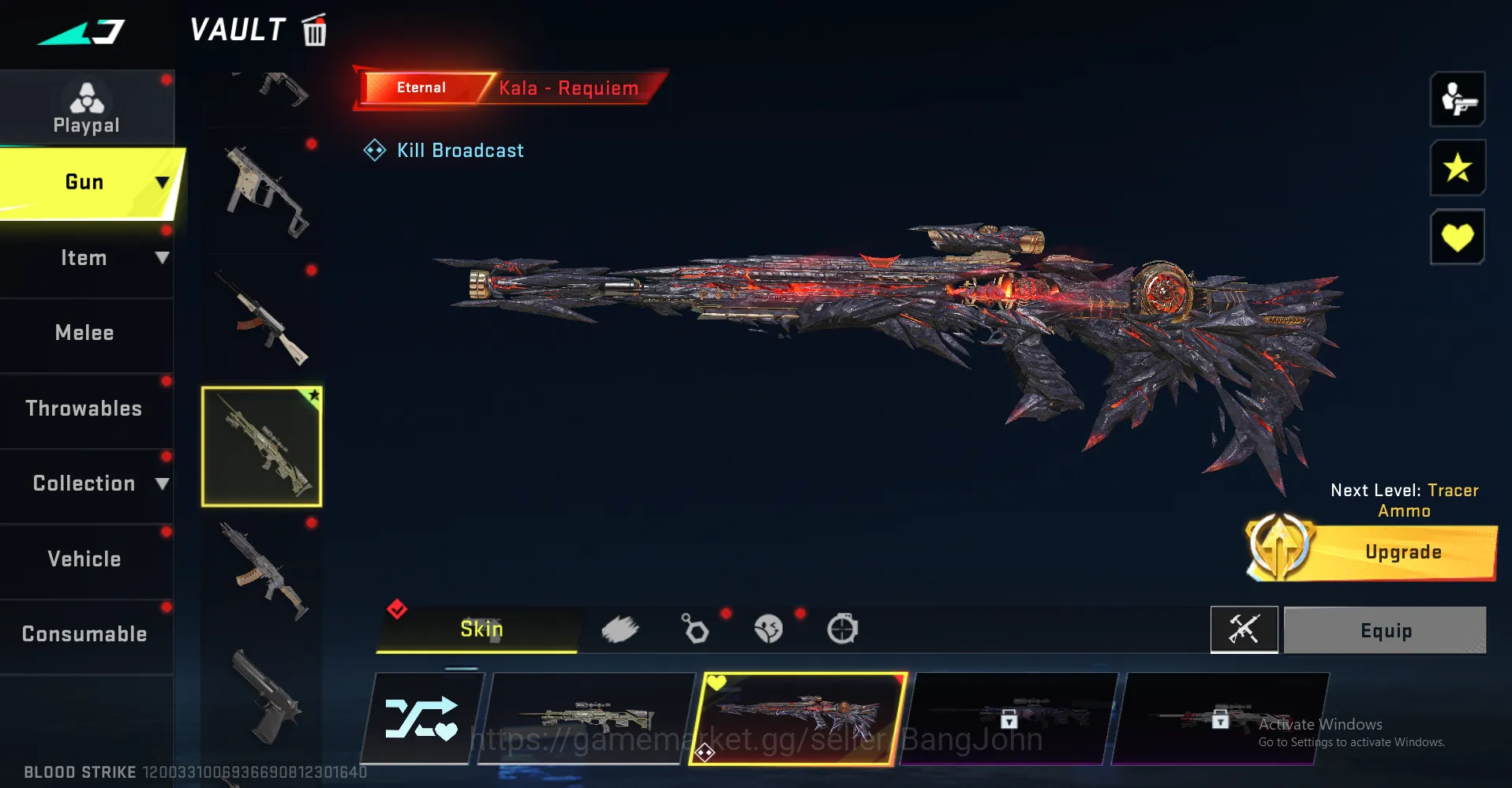 Blood Strike Accounts Others BS080B		 ETERNAL KALA 5