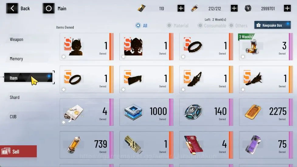 Punishing: Gray Raven Accounts End-Game ASIA| Lilith DM+Coat(CMirage)+Sign, Lucia CW+Sign, Luna OB+Sign | Char&Weap Selecter 2