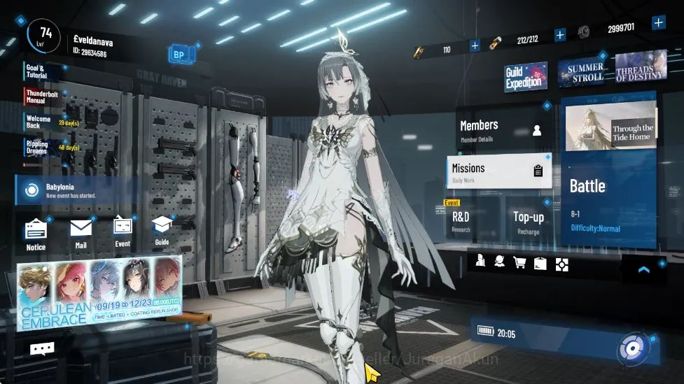 ASIA| Lilith DM+Coat(CMirage)+Sign, Lucia CW+Sign, Luna OB+Sign | Char&Weap Selecter | Chapter 4 |Log GOOGLE|CheckSS (PGR1507) Punishing: Gray Raven End-Game ASIA| Lilith DM+Coat(CMirage)+Sign, Lucia CW+Sign, image 1