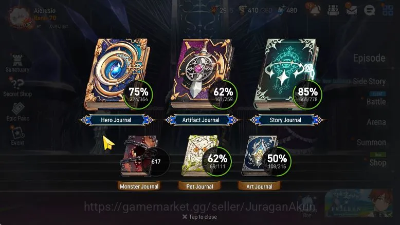 Epic Seven Accounts Asia verif|EndGame|28 ML(Ainz,LOTScale,WOTM Teneb, image 2