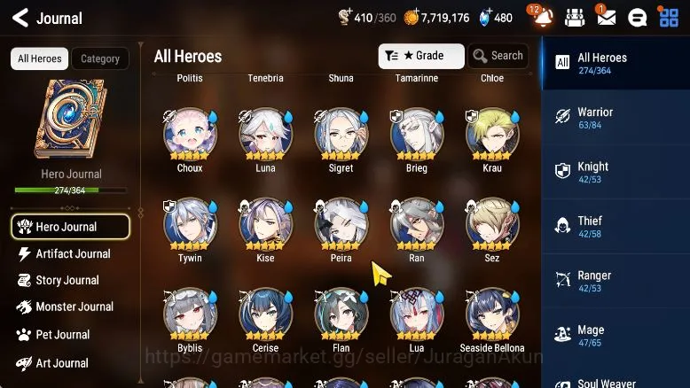 Epic Seven Accounts Asia verif|EndGame|28 ML(Ainz,LOTScale,WOTM Teneb, image 5