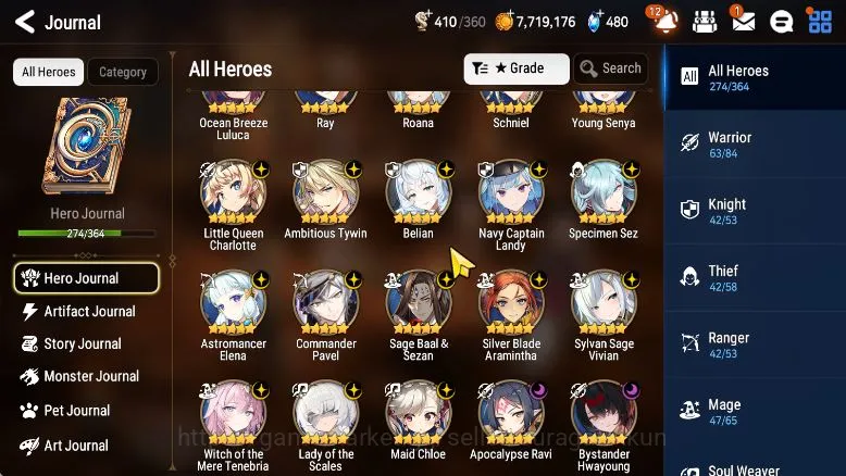 Epic Seven Accounts Asia verif|EndGame|28 ML(Ainz,LOTScale,WOTM Teneb, image 9