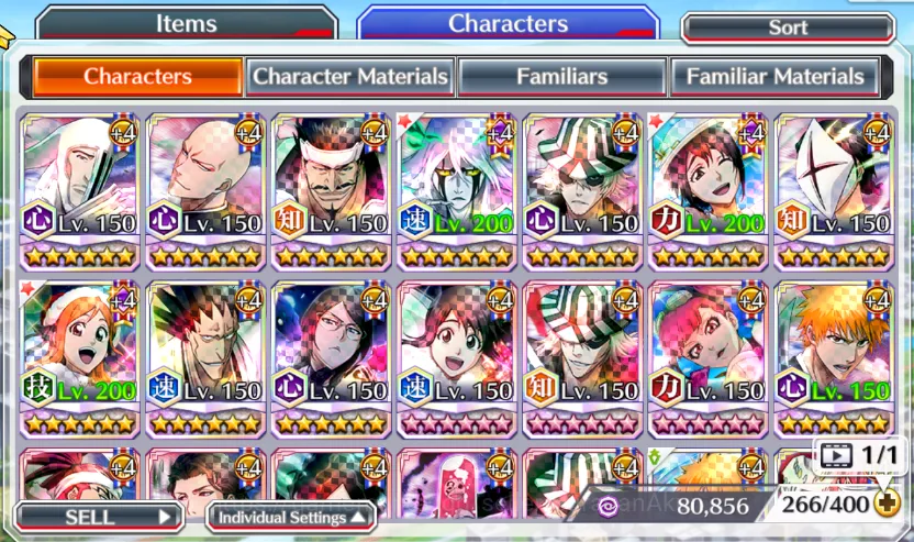 Bleach: Brave Souls Accounts Mid-Tier [GLOBAL] 20k Spirit Orbs| Fresh Side Story| RenewUlquiorra, Momo Swim, Orihime Crist 4