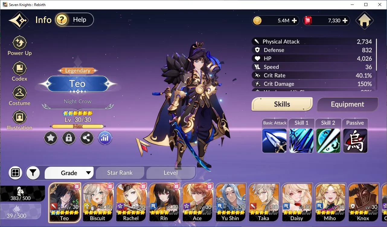 Seven Knights Re:Birth Accounts [Re:BIRTH]Global300xx| 11 Legend,5 SPECIAL|TeoTC2, image 1