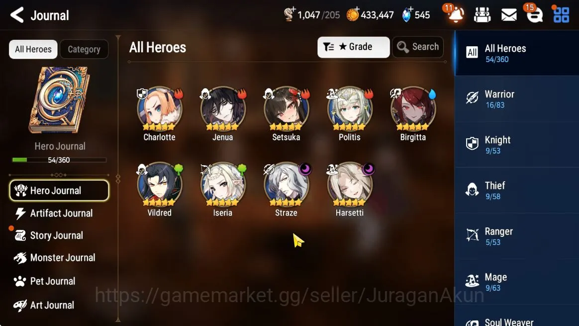 Epic Seven Accounts Starter Global Unverif|Best Starter|Low Progress|2 ML(Straze,Harsetti)+Setsuka,Politis,etc|BlessOn|POH 2