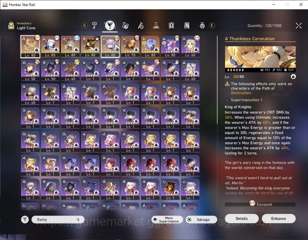 Honkai Star Rail Accounts Mid Game ASIA|TL 66|6 Limited|[Saber,Phainon,Cerydra,Dante,Archer]+Sign,Archer|Mc 3