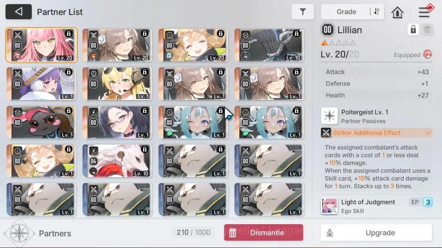 Chaos Zero Nightmare Accounts GLOBAL Lv20|4 SSR(Luke Orlea Meilin Haru) 8SR(MikaM2,BerylM3,TressaM3,Etc) 13SR