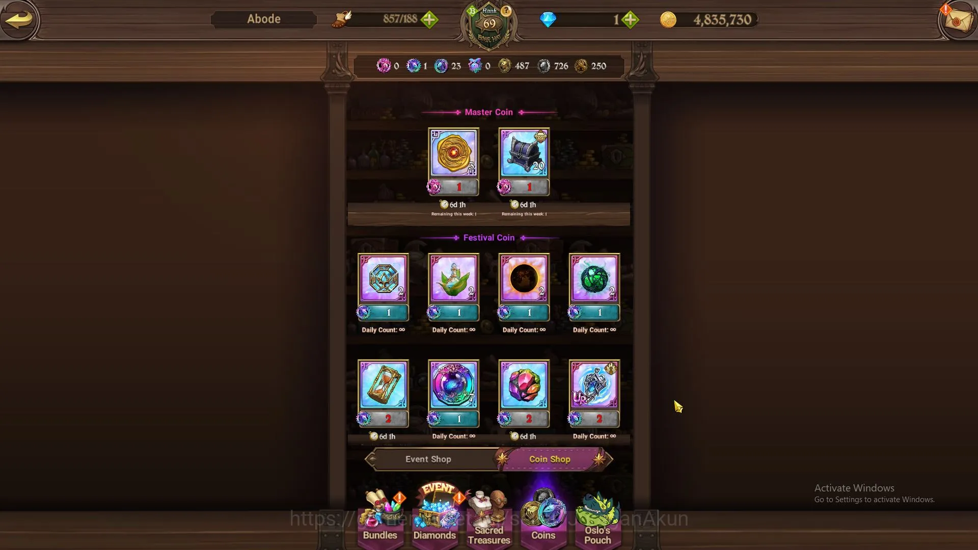The Seven Deadly Sins: Grand Cross Accounts ASIA|2,7M CC|1 LR+4 UR+Collabs(Konosuba,TOG)|Ludoc image 6