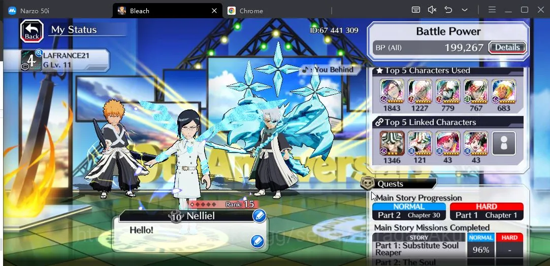 Bleach: Brave Souls Accounts Mid-Tier [GLOBAL] 11K Orbs |FreshStory| Nelliel Swimsuit25,TYBW25 3