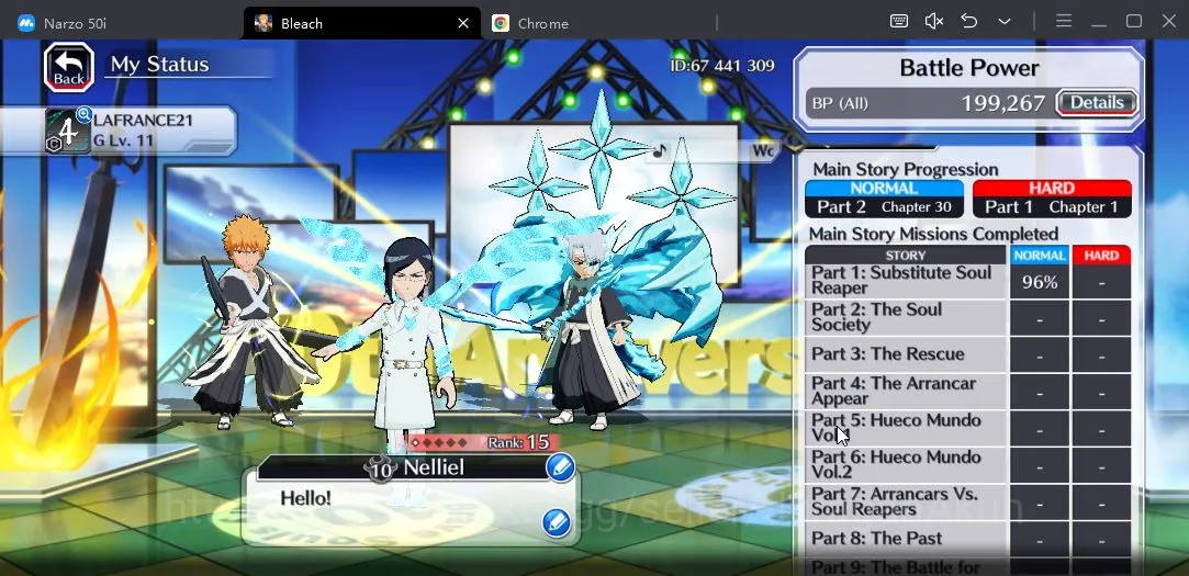 Bleach: Brave Souls Accounts Mid-Tier [GLOBAL] 11K Orbs |FreshStory| Nelliel Swimsuit25,TYBW25 4
