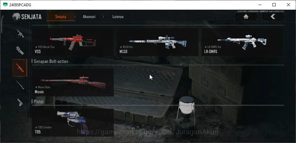 Arena Breakout Accounts Mid-Tier [MOBILE] Lv30|SV 27M|CV 21M|Ready Raid Plain Acc|KOI- MDR MCX M110 LR DMR|Gear Skin|CN On 4