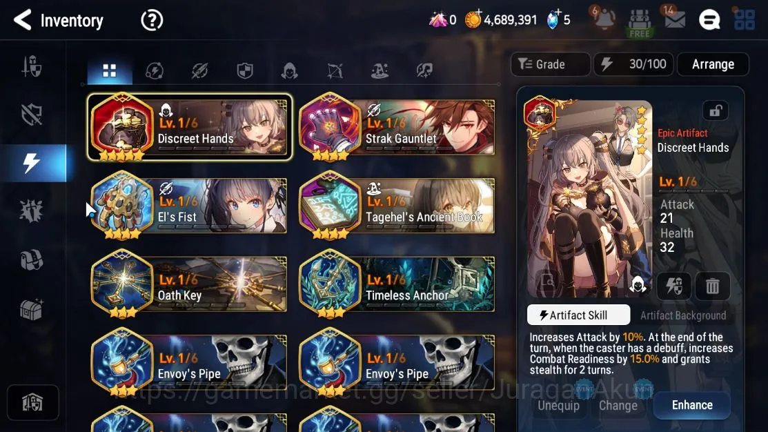 GLOBAL UNVERIF|4ML(DJ Basar,PC Flan ,Ambitious Tywin Spectre Tenebria) |PoH ON||Log Stove|Check SS (ES1480) Epic Seven Starter GLOBAL UNVERIF|4ML(DJ Basar,PC Flan ,Ambitious Tyw image 1