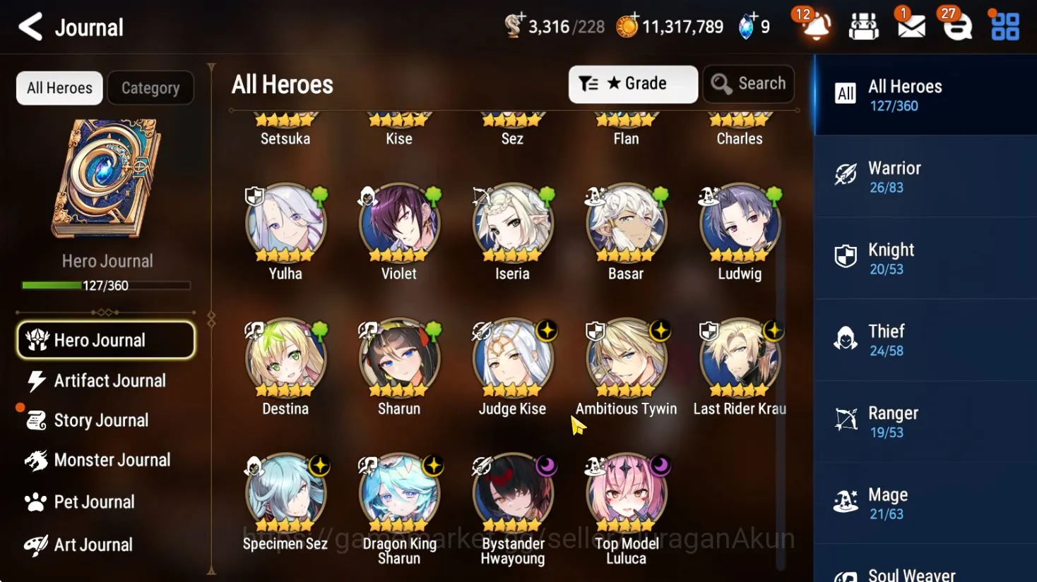 Epic Seven Accounts Mid-Tier Global Unverif|BestStarter|LowProgres|7ML[BHwayong,DK 2