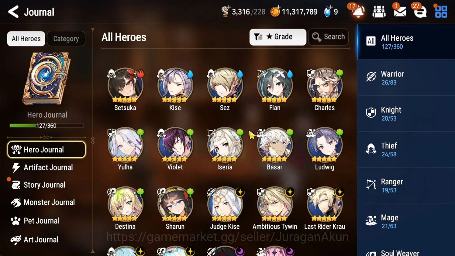 Epic Seven Accounts Mid-Tier Global Unverif|BestStarter|LowProgres|7ML[BHwayong,DK 3