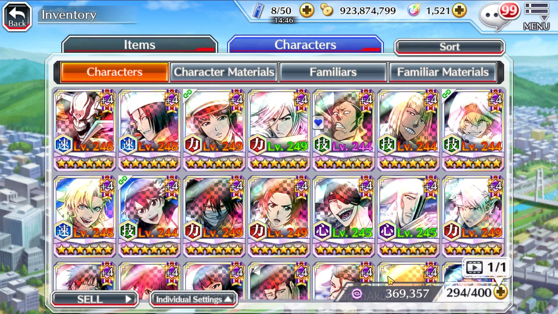 Bleach: Brave Souls Accounts High-End GLB BP 857K+|FreshStory+1,5K Orbs|10MAXTRASCEND(10thAniv Ichigo,TYBW25 2