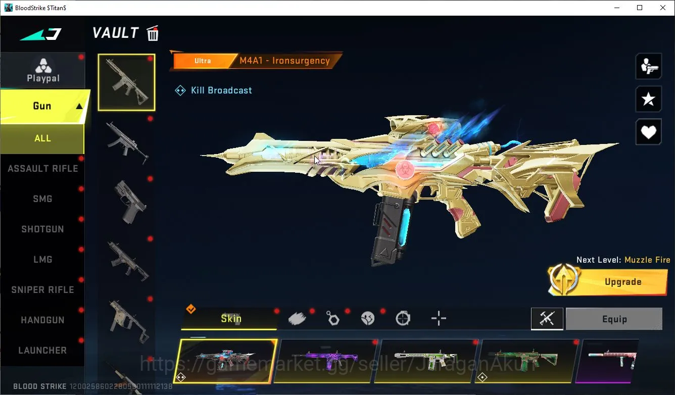 Blood Strike Accounts Asia|Collab EVA Katya 02|22 Ultra(M82,UMP45,UZI,SC image 3