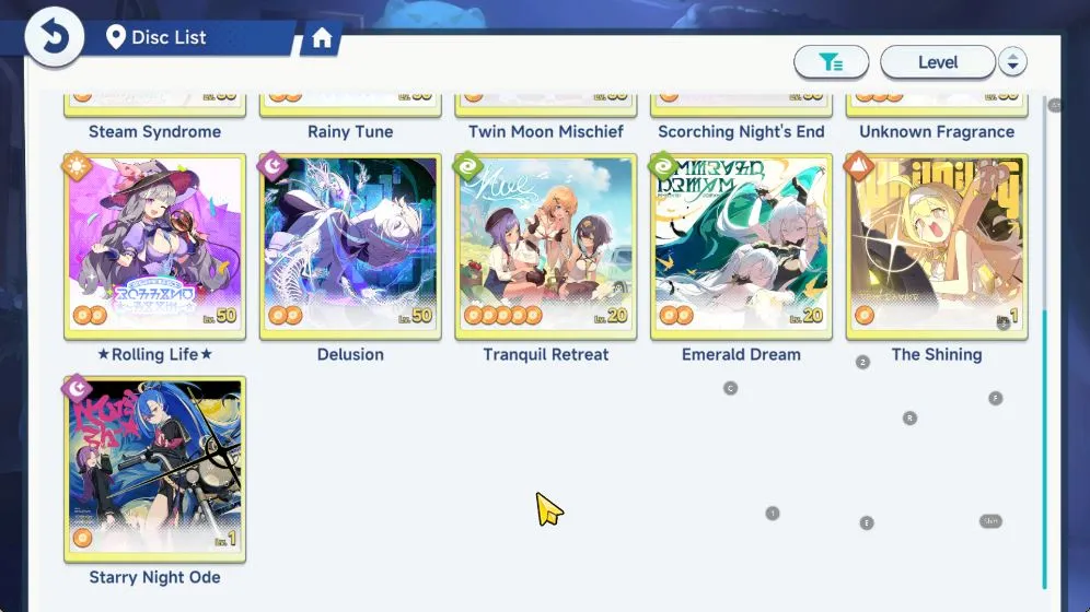 Stella Sora Accounts GLOBAL|LV 20| 14K SD |Minova+Sign,3 SSR (Chitose,Gerie,Mistique)|2 SSR Disc,13 SR Disc | Log Yostar 5