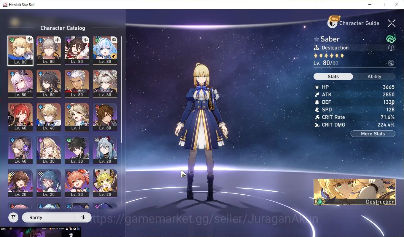 Honkai Star Rail Accounts Mid Game ASIA|TL 66|6 Limited |[Evernight+Sign,Saber+Sign,Cerydra+Sign,Firefly+Sign,ETC]|MC 2