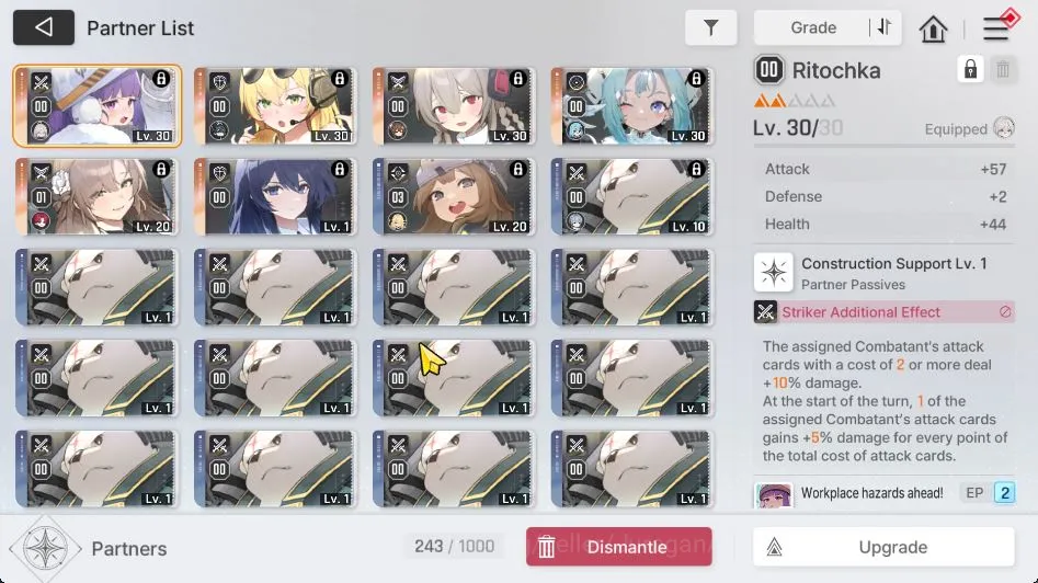 Chaos Zero Nightmare Accounts GLOBAL|Lv 31|4 SSR (Yuki,Orlea,Luke,Renoa) + 11 SR (NiaM4,LucasM6,MaribellM3,Etc) + 6 SR 4