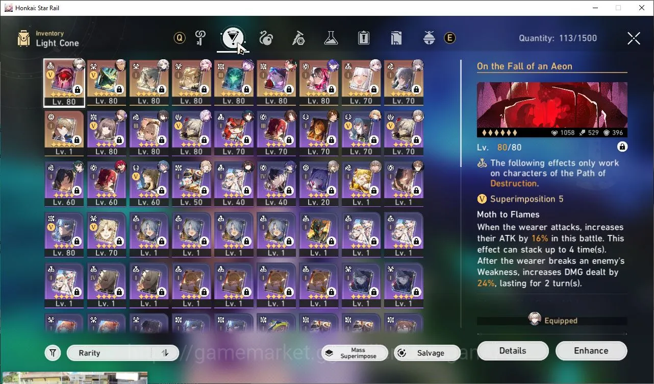 Honkai Star Rail Accounts Mid Game ASIA|TL70|9 Limited 4
