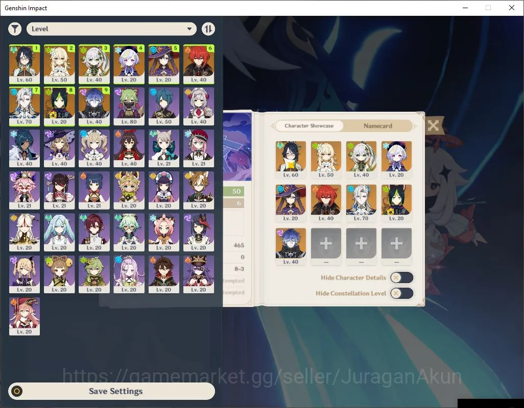 Genshin Impact Mid Game ASIA|AR50| 4 Limited,2 [5 Star's Weapon] Xianyun+S image 1