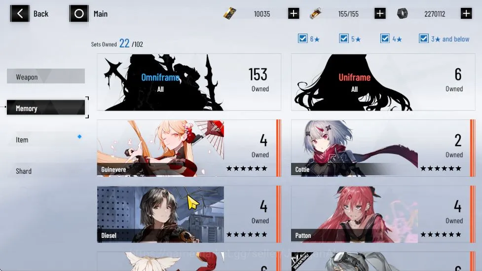 Punishing: Gray Raven Accounts ASIA | 10KBC + 8K BlueCard | LuciaCW, LeeEntropy, image 6